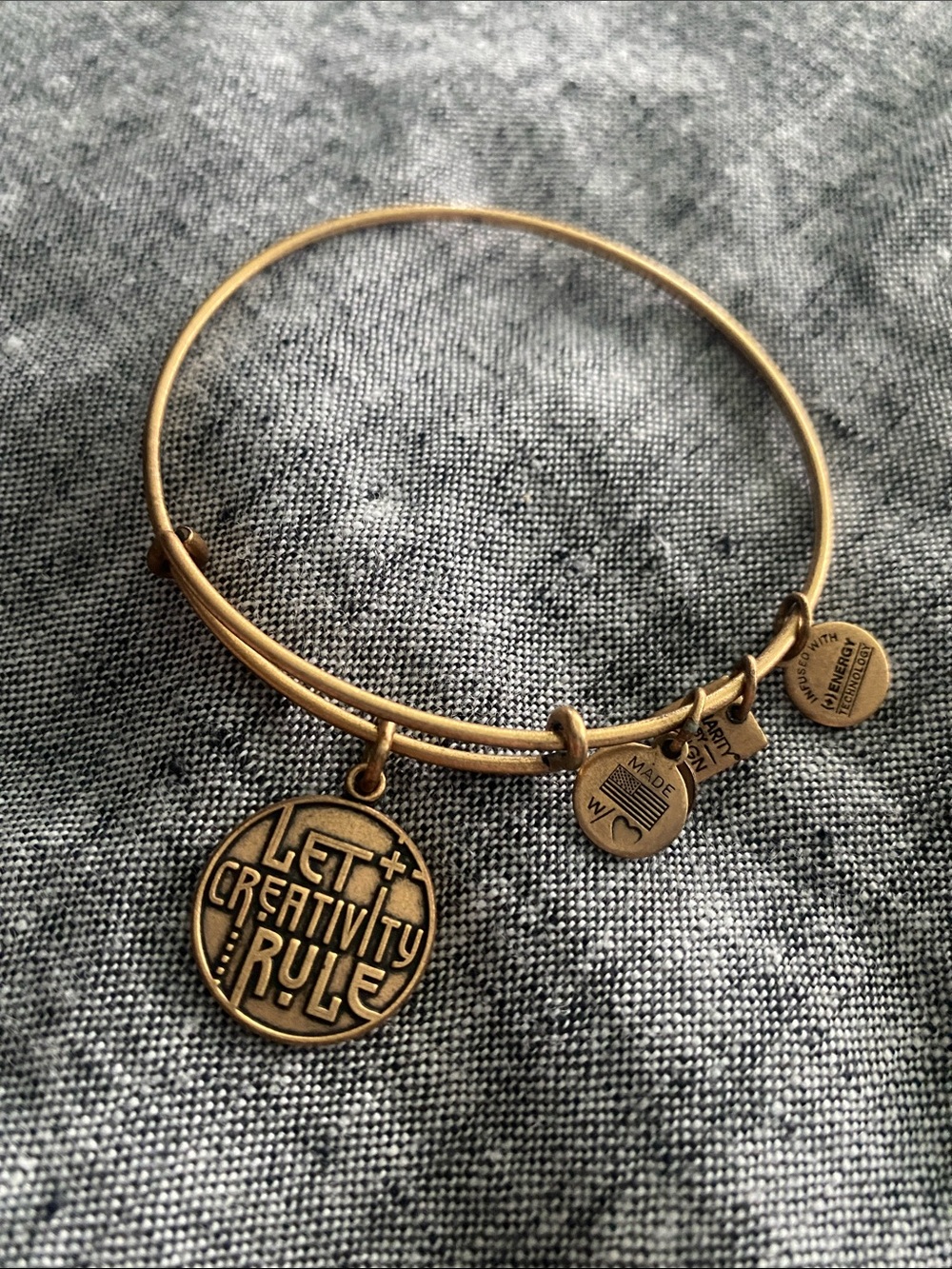 Alex and Ani Creativity Charm Bracelet
